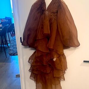 Zimmermann Brown Layered Tunic